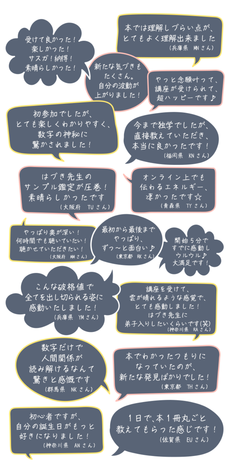 ゼロからマスターするはづき数秘術オンライン講座」| はづき虹映